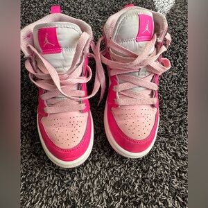 Pink Jordan Hightop sneakers size 12